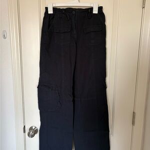 Navy Blue Cargo Pants
